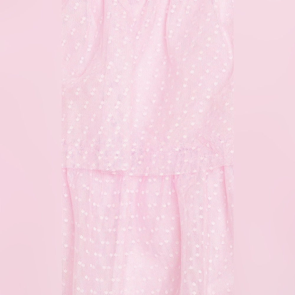 MORE TO COME Arabela Ruffle Mini Dress in Baby Pink
Size medium - Picture 4 of 4